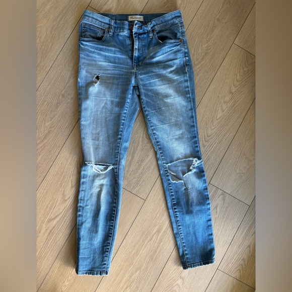 MADEWELL 9” High Riser Skinny Skinny 27 - Picture 3 of 6